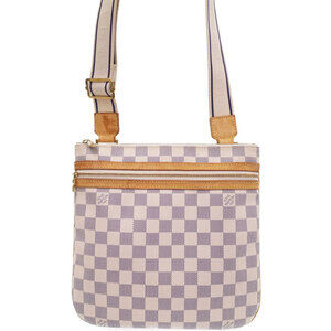 Louis Vuitton Damier Azur White Pochette Bosphore Shoulder Bag